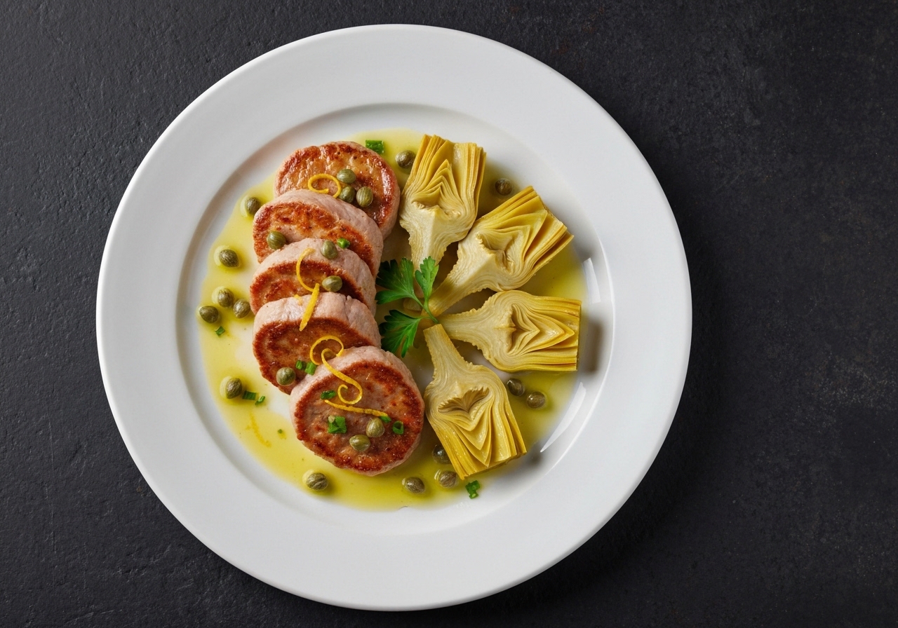 Kalbfleisch mit Artischocken